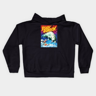 RETRO FLASH GORDON Kids Hoodie